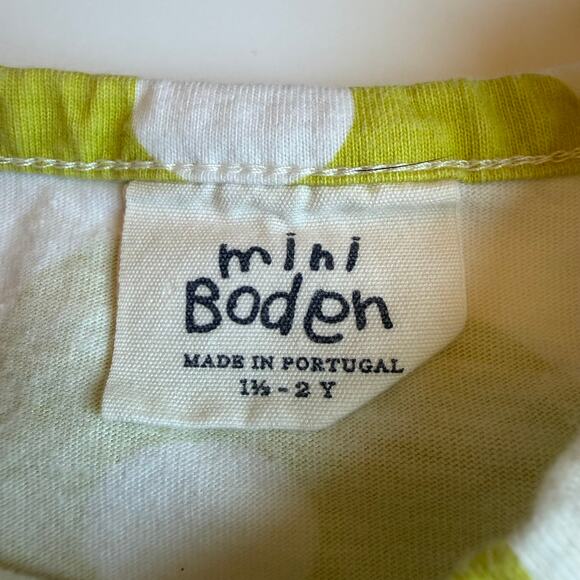 Mini Boden Floral Print Pear Graphic Tee Girls 1.5-2Y - Picture 8 of 10